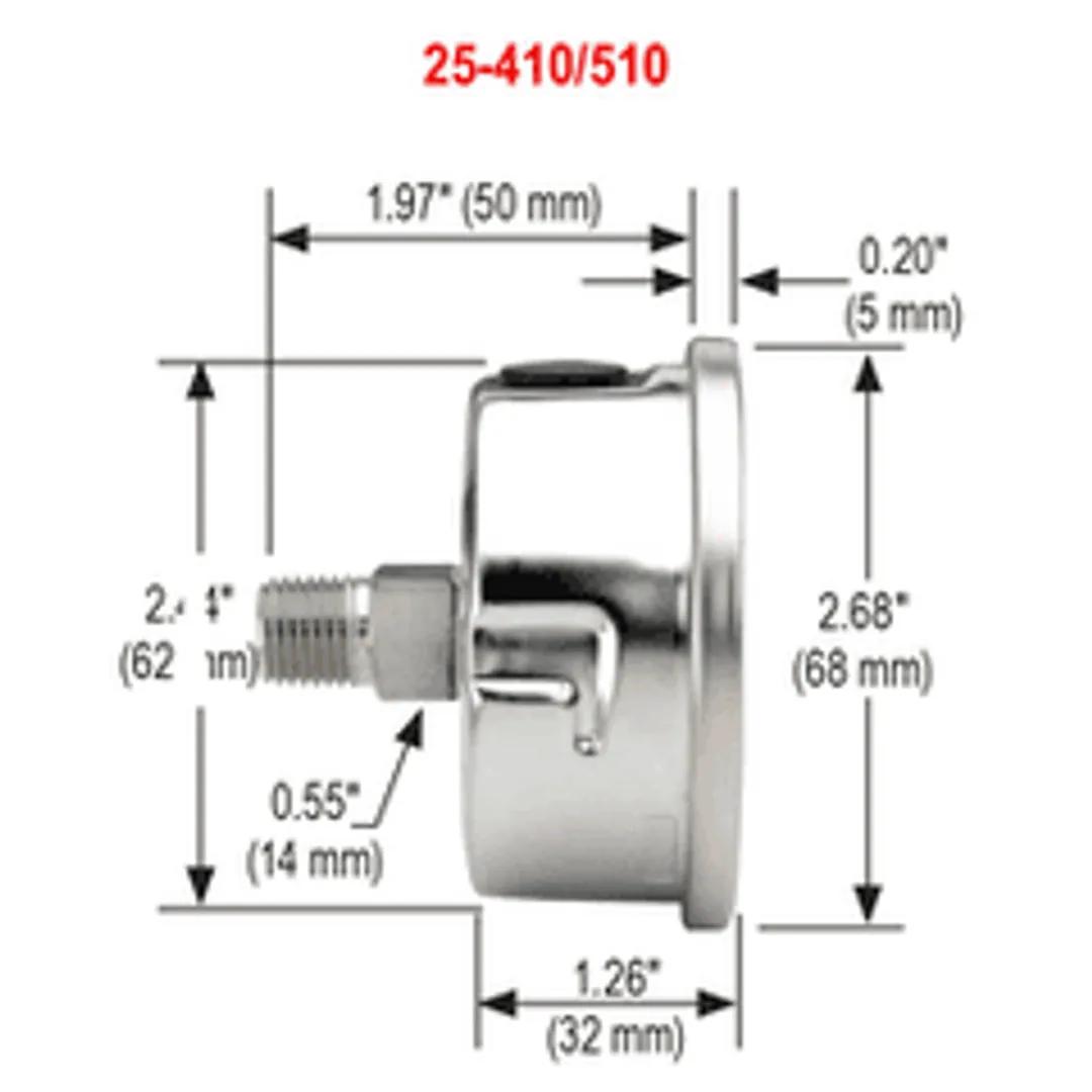 25-410-30/30-psi/kg/cm2