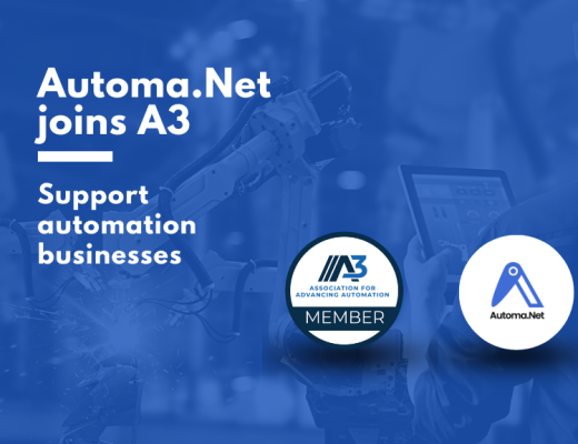 Automa.Net joins Association for Advancing Automation A3- the North America’s Largest Automation Trade Association.